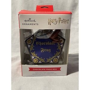 NEW Hallmark Boxed Christmas Ornament - Harry Potter - Chocolate Frog Box READ